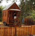 Entering a tiny home